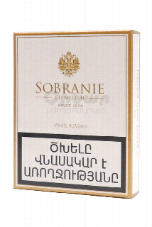 00-00031979  Ծխախոտ «Sobranie» White  Russian