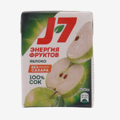 00-00046683 Сок натуральный "J7" яблочный 200мл