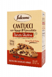 00-00048709 Թխվածքաբլիթ «Falcone Cantucci» շոկոլադ առանց գլյուտեն 200գ  1770  Իտալիա  Թխվածքաբլիթ շոկոլադով։ առանց գլյուտենի ;.jpg
