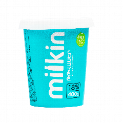 00-00068033 Թթվասեր «Milkin» 18% առանց գլյուտեն 400գ