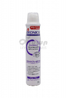 00-00045924 Հակաքրտինքային սփրեյ «Deonica» Women нежность шейка 200մլ 3704  930  ռուսաստան Աէրոզոլային հակաքրտինքային միջոց կանանց համար՝ մետաքսի քնքշություն ;.jpg