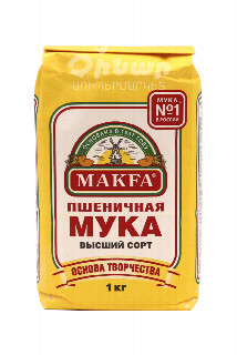 00-00000107 Ալյուր ցորենի «Макфа» 1կգ