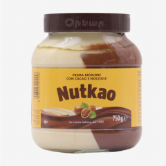 0-00012844 Շոկոլադե կրեմ «Nutkao» Երկգունանի 750գ