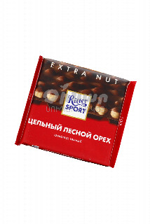 00-00052025 Շոկոլադե սալիկ «Ritter Sport» Extra Nut Մուգ շոկոլադ,պնդուկ 100գ 920  գերմանիամուգ շոկոլադ  ամբողջական բոված պնդուկով ;.jpg