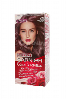 00-00031568 Մազի ներկ «Garnier Color Sensation» N7․20 1180ռուս․Մազի ներկ,գույնը՝ Նարդոս ամեթիստ;Տուփի պարունակ, մեջ մտնում է մազի կրեմ-ներկ, գունաթափող նյութ,մազերը ներկելուց հետո գործածվող բալզամ-խնամք  զույգ ձեռնոց.JPG