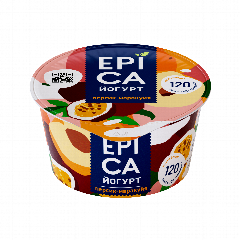 00-00032239  Յոգուրտ «Epica» դեղձ,մարակույա 4,8% 130գ