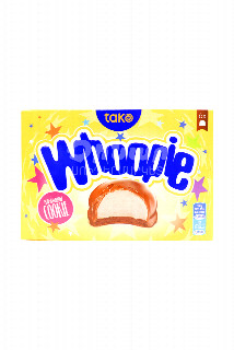 00-00042055-Թխվածաբլիթ «Whoopie» Կաթնային 84գ- 370- Բ՝ կակոյի ծածկույթ 36% շաքարավազ բուսական յուղ,կակաոյի փոշի, կաթի փոշի, շիճուկի փոշի, էմուլգատոր և այլն.jpg