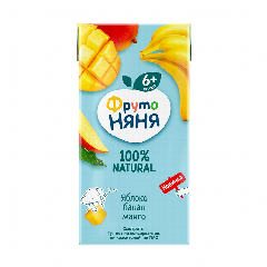 РТ-00073525 Հյութ «Фруто Няня» խնձոր,բանան,մանգո 200գ