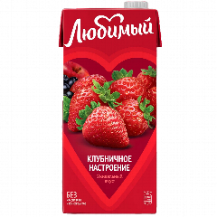 00-00021996 Բնական հյութ «Любимый» Խնձոր, սև արոս, ելակ 950մլ