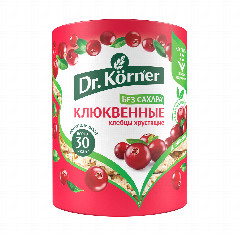 00-00026619 Հացիկներ խրխրթան «Dr.Korner» Լոռամրգի 90գ
