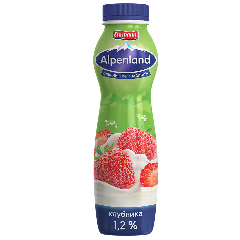00-00011461  Ըմպելի յոգուրտային արտադրանք «Alpenland» ելակ 1,2% 290գ