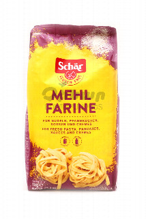 00-00036247 Ալյուր «Schar Mehl Farine» առանց գլյուտենի 1կգ 2730 Իտալիա Եգիպտացորենի օսլա, եգիպտացորենի ալյուր, դեքստրոզա, բրնձի ալյուր։ առանց գլյուտեն.jpg