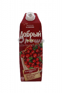 00-00031491 Բնական հյութ «Добрый» լոռամիրգ 1լ