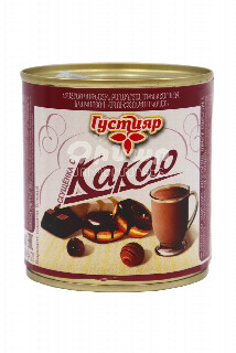 00-00025049  Խտացրած կաթ «Густияр» կակաո 1% 380գ