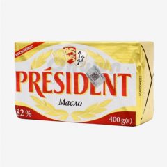 00-00007305 Կարագ «President» 82% 400գ