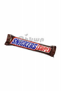 00-00007978 Շոկոլադե բատոն «Snickers» Super 80գ 400 ռուսաստան  Շոկոլադե բատոն` բոված գետնանուշով, նուգայով և կարամելով, պատված կաթնային շոկոլադով ;.jpg