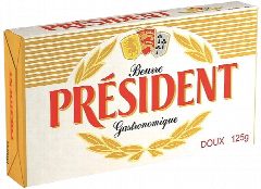 00-00007303 Կարագ «President» 82% 125գ
