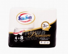 00-00053294 Զուգարանի թուղթ «Silk Soft» Premium եռաշերտ 4հատ