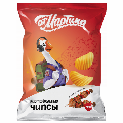 00-00031421  Չիպս «Օտ Մարտինա» Sneck Խորոված 80գր