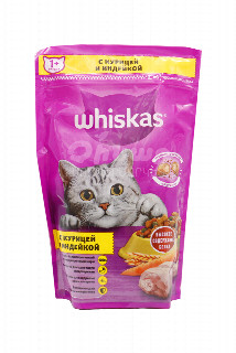 00-00007296  Կատվի կեր «Whiskas» հավով, հնդկահավով 350գ