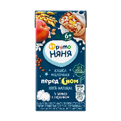 00-00030832 Ըմպելի շիլա «Фруто Няня» Հացահատիկներ Դեղձ 0,2լ