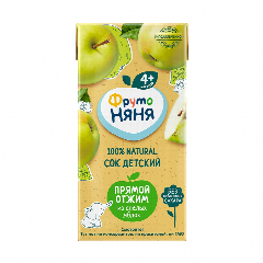 00-00030718 Հյութ «Фруто Няня» Խնձորի 0,2լ