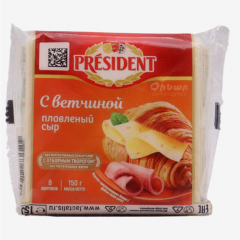 00-00030484 Сыр плавленый «Президент» ветчина