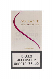00-00032036   Ծխախոտ «Sobranie» Super Slims White