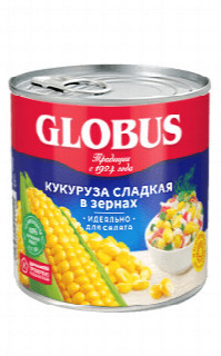 00-00053138 Պահածո «Globus» Եգիպտացորեն 280գ