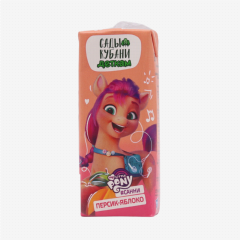00-00052740 Natural juice "Сады Кубани" Pony peach apple 200ml
