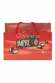 00-00045146 Շոկոլադե հավաքածու «Impresso» collections կարմիր 424գ  4330 Բելառուս Շոկոլադե կոնֆետների հավաքածու ;.jpg