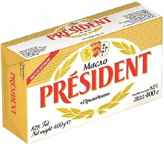 00-00007305 Կարագ «President» 82% 400գ