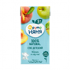 00-00047467 Հյութ «Фруто Няня» Խնձորի և դեղձի 0,2լ