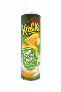 00-00029094 Չիպս «Kracks» թթվասեր,սոխ 160գ