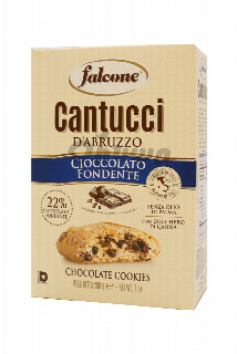 00-00048715 Թխվածքաբլիթ «Falcone Cantucci» Dark Chocolate 200գ1400 Իտալիա  Թխվածքաբլիթ մուգ շոկոլադով։.jpg