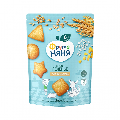 00-00046316  Թխվածքաբլիթ «Фруто Няня»  Մուլտիհացահատիկային  120գ