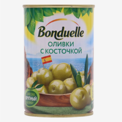 00-00034059 Olive "Bonduelle" with green stone 300g