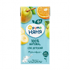 00-00030727 Հյութ «Фруто Няня» Մուլտիմրգային 200մլ
